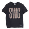 SWAGGER スワッガー SWGT-2976 ロゴ プリント Tシャツ 半袖 ブラック系 L【中古】