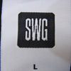 SWAGGER スワッガー SWGT-2976 ロゴ プリント Tシャツ 半袖 ブラック系 L【中古】