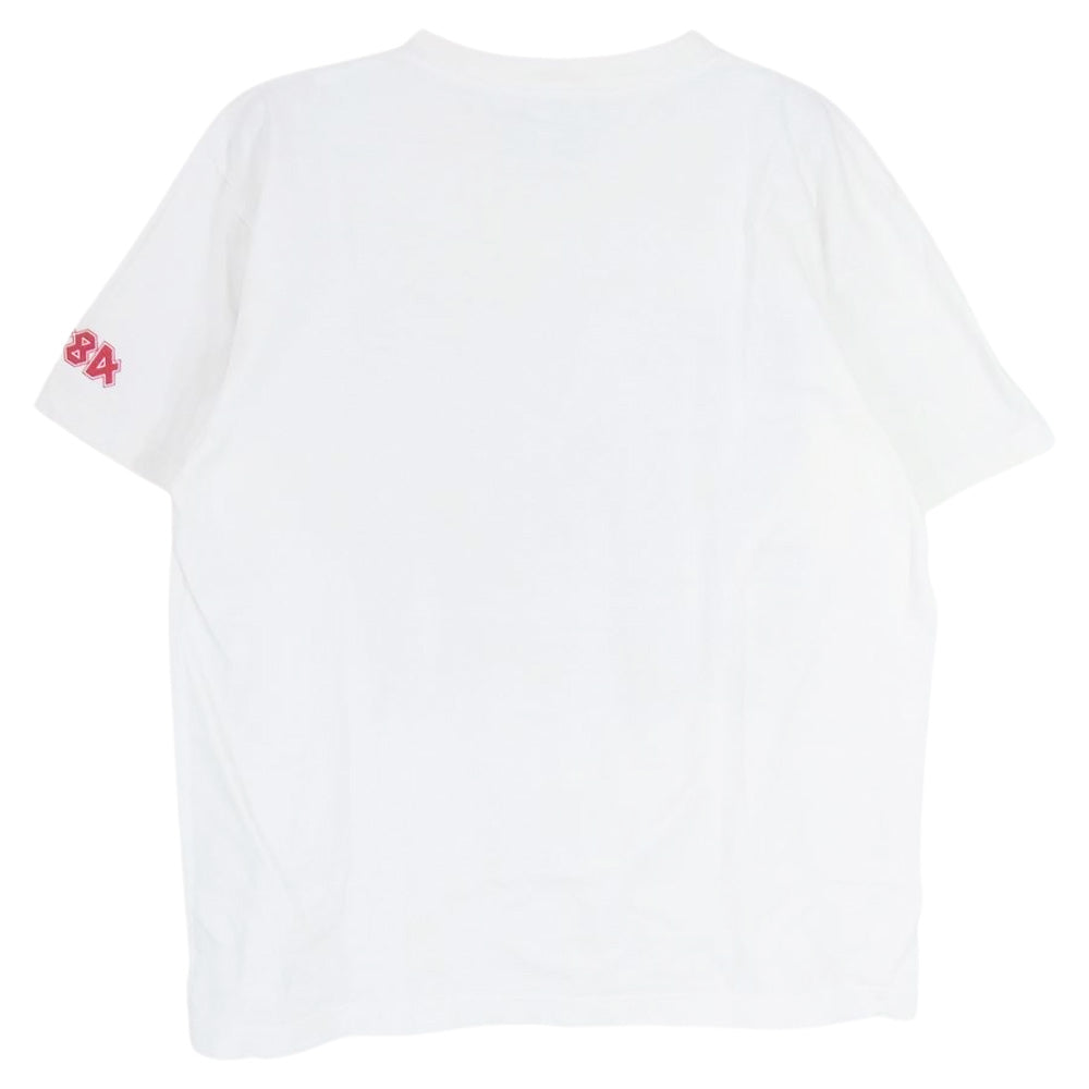 SWAGGER スワッガー SWGT-3027 迷彩 ロゴ プリント Tシャツ 半袖 ホワイト系 M【中古】