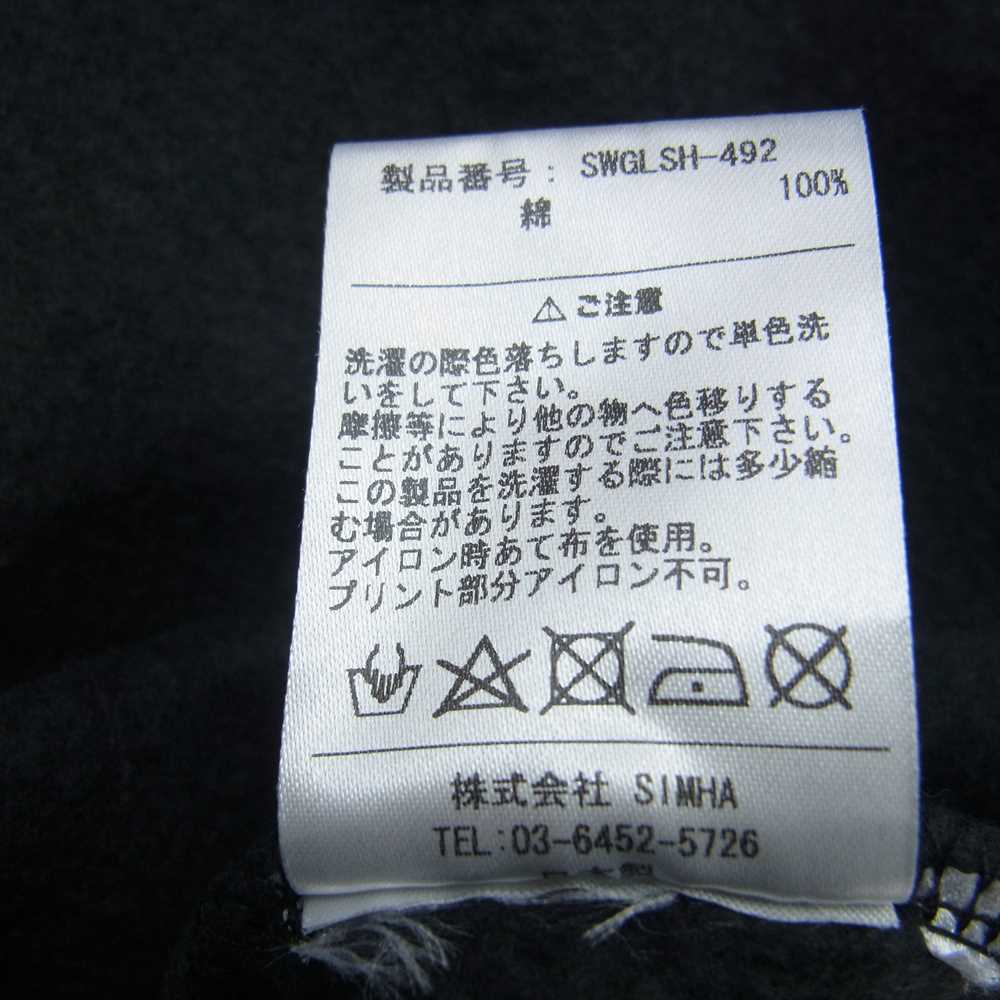 SWAGGER スワッガー SWGLSH-492 ロゴ プリント クルーネック スウェット ブラック ブラック系 L【中古】