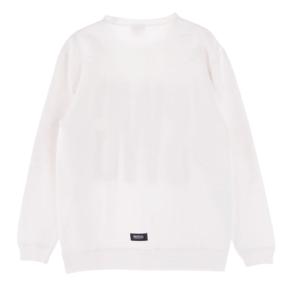 SWAGGER スワッガー SWGLSH-472 パイソン柄 プリント SWG  ロゴ クルーネック スウェット  ホワイト系 L【中古】