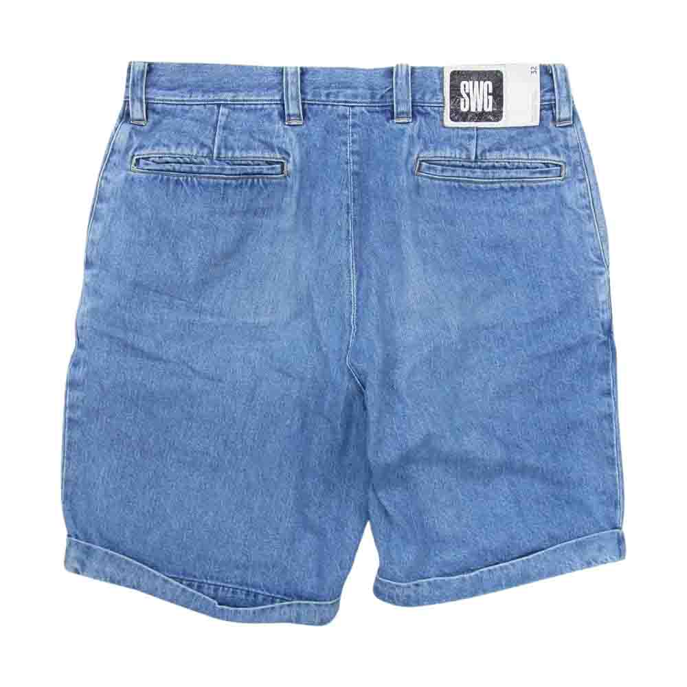 SWAGGER スワッガー SWGHPT-166 DENIM SHORTS デニム ショーツ  インディゴブルー系 32【中古】