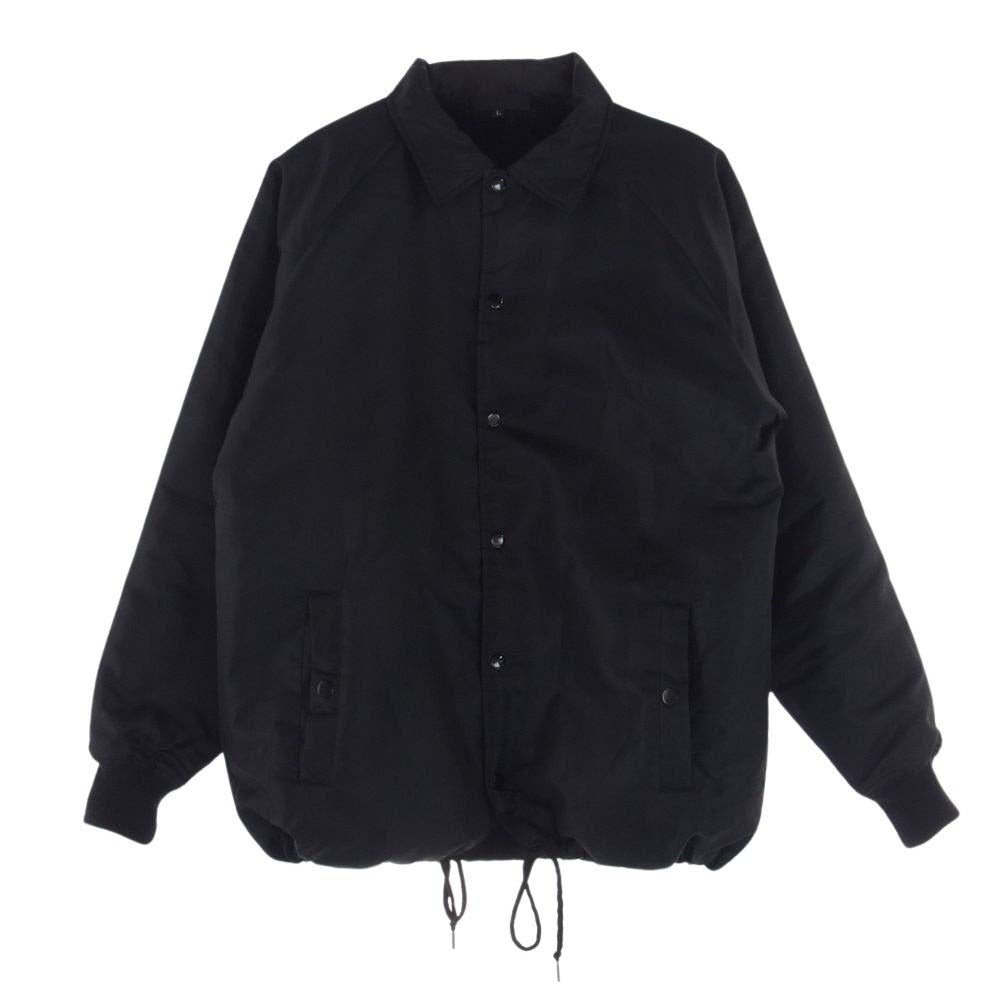 SWAGGER スワッガー SWG JKT-609 SWGTKO 裾ロゴ ボア付 コーチ ジャケット ブラック系 L【中古】