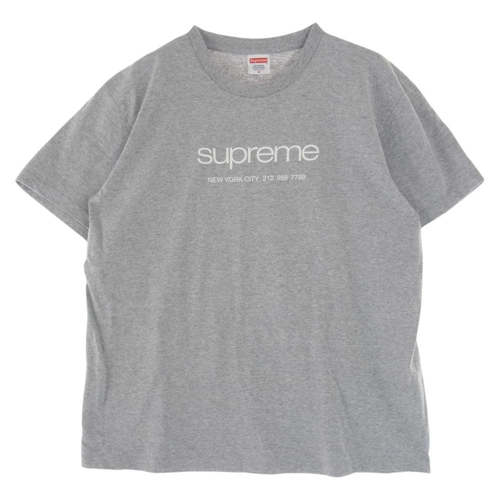 Supreme シュプリーム 20SS  Shop Tee NEW YORK CITY ショップティーニューヨーク シティ 半袖 Tシャツ グレー系 M【中古】