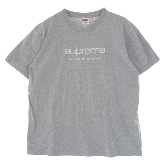 Supreme シュプリーム 20SS  Shop Tee NEW YORK CITY ショップティーニューヨーク シティ 半袖 Tシャツ グレー系 M【中古】