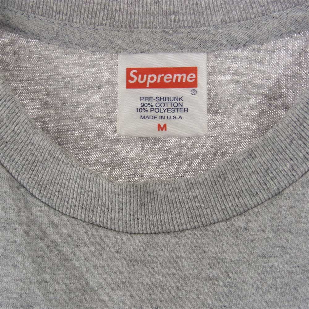 Supreme シュプリーム 20SS  Shop Tee NEW YORK CITY ショップティーニューヨーク シティ 半袖 Tシャツ グレー系 M【中古】