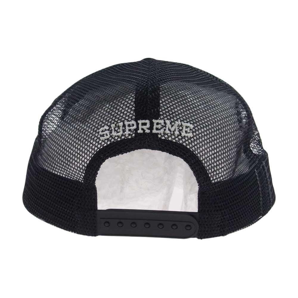 Supreme シュプリーム stamped mesh back 5-panel メッシュ トラッカー キャップ ブラック系【中古】
