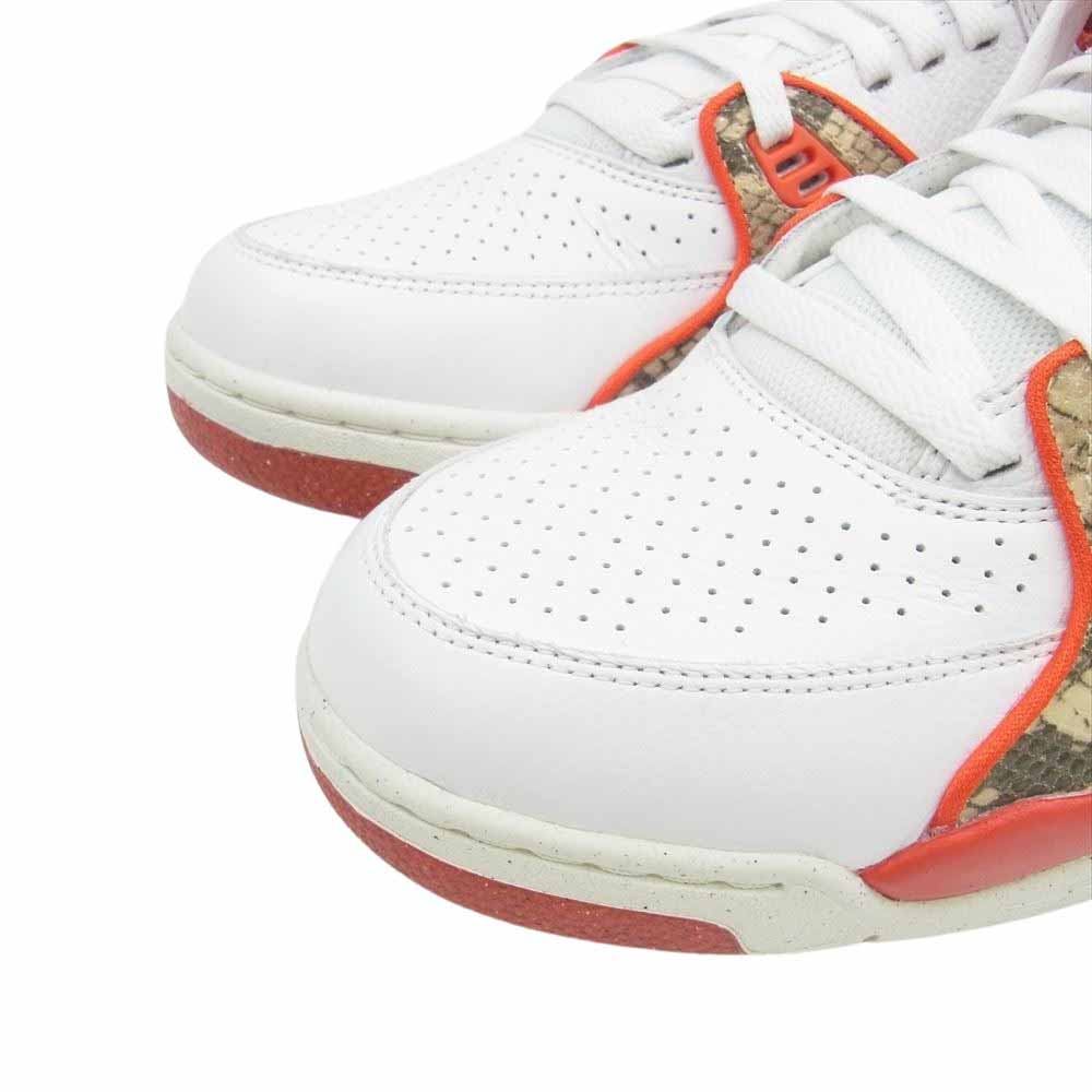 NIKE ナイキ FD6475-101 × Stussy ステューシー Air Flight 89 Low SP White Habanero Red エアフライト89 ロー SP ホワイト ハバネロレッド スニーカー ホワイト系 レッド系 27.5cm【新古品】【未使用】【中古】