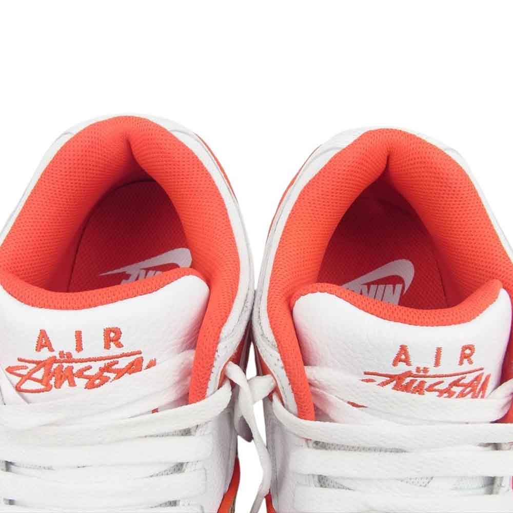 NIKE ナイキ FD6475-101 × Stussy ステューシー Air Flight 89 Low SP White Habanero Red エアフライト89 ロー SP ホワイト ハバネロレッド スニーカー ホワイト系 レッド系 27.5cm【新古品】【未使用】【中古】