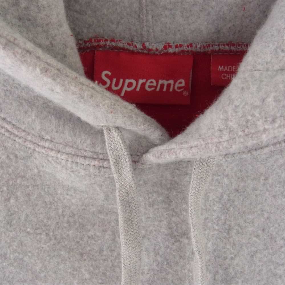 Supreme シュプリーム 23SS  Inside Out Box Logo Hooded Sweatshirt インサイドアウト ボックスロゴ スウェット プルオーバーパーカー  グレー系 L【中古】