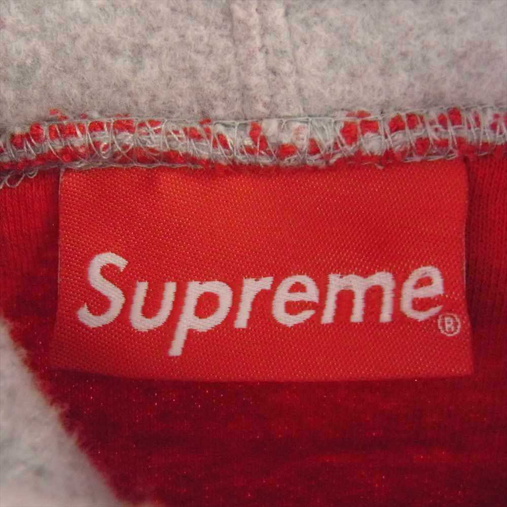 Supreme シュプリーム 23SS  Inside Out Box Logo Hooded Sweatshirt インサイドアウト ボックスロゴ スウェット プルオーバーパーカー  グレー系 L【中古】