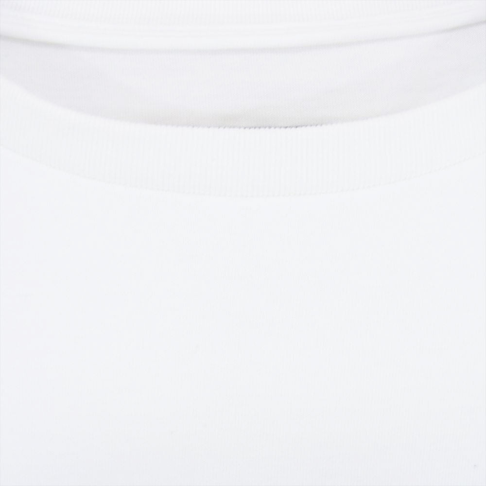 1piu1uguale3 ウノピュウノウグァーレトレ MRT304 COT380 POCKET BIG TEE ポケット付き ビッグ オーバーサイズ 半袖 Tシャツ カットソー ホワイト系 VII【中古】