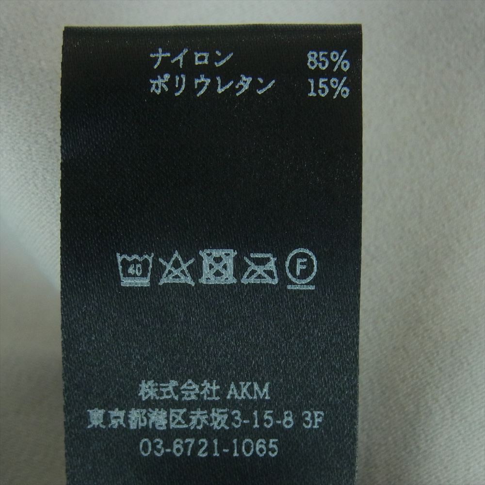 1piu1uguale3 ウノピュウノウグァーレトレ GRT131 NYU061 GOLF ゴルフ S/S POLO CROSS SWITCH ロゴプリント クロス カラーブロック切替 半袖 ポロシャツ ブラック系 グレー系 ホワイト系 5【中古】