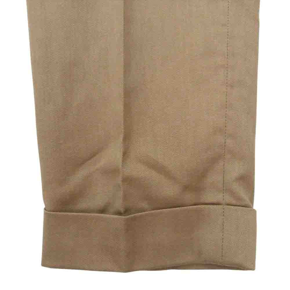 1piu1uguale3 ウノピュウノウグァーレトレ MRP566 CTP097 RIB SLACKS リブ スラックスパンツ ブラウン系 IV【中古】