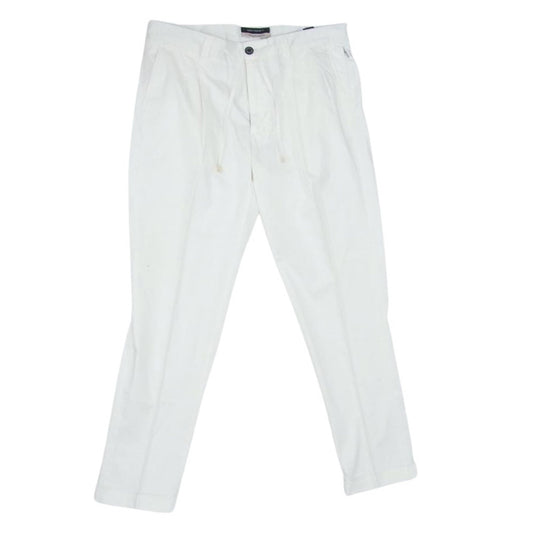 1piu1uguale3 ウノピュウノウグァーレトレ MRP186 CTU142 Giab's ARCHIVIO 別注 EASY ITALY TROUSERS イタリア製 ジャブス イージー トラウザー スラックスパンツ ホワイト系 VII【中古】