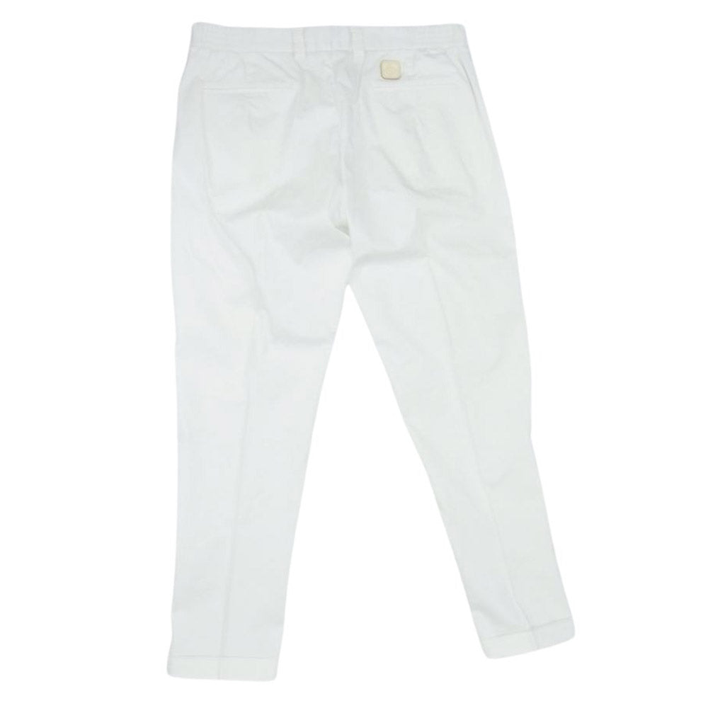 1piu1uguale3 ウノピュウノウグァーレトレ MRP186 CTU142 Giab's ARCHIVIO 別注 EASY ITALY TROUSERS イタリア製 ジャブス イージー トラウザー スラックスパンツ ホワイト系 VII【中古】