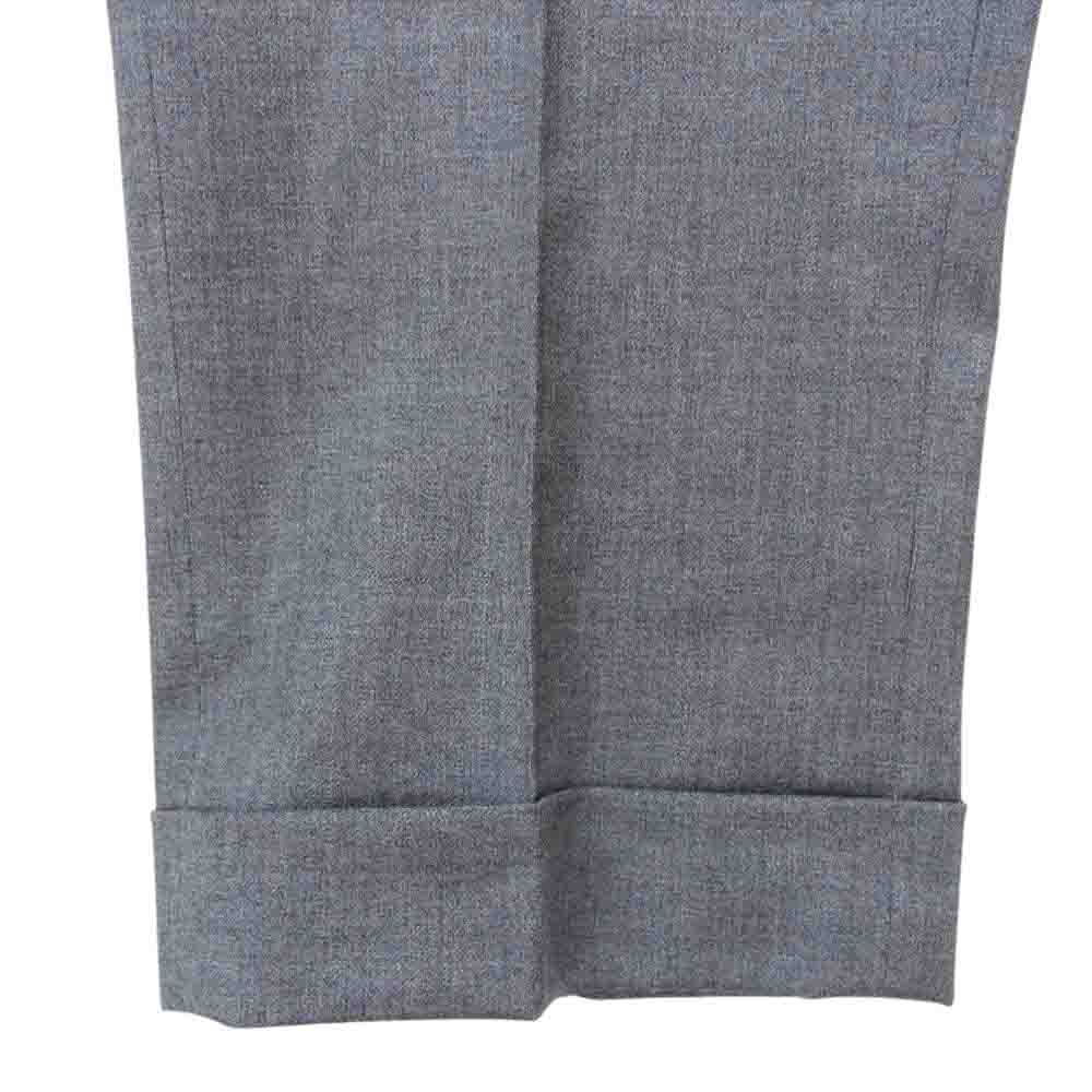 1piu1uguale3 ウノピュウノウグァーレトレ MRP186 WOL129 Giab’s ARCHIVIO EASY ITALY TROUSERS PANTS イタリア製 ジャブス イージー タック テーパード トラウザー パンツ グレー系 IV【中古】