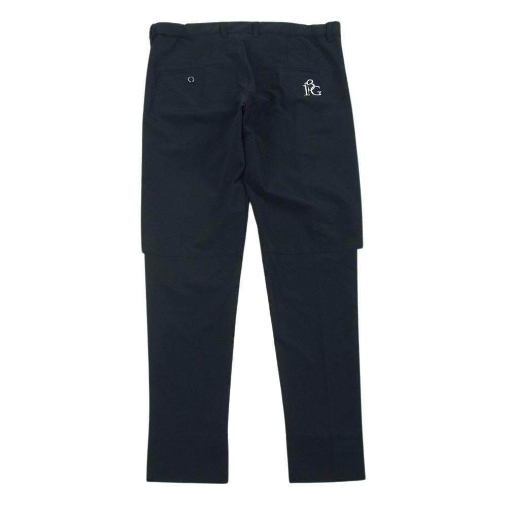 1piu1uguale3 ウノピュウノウグァーレトレ GDP009 POE418 GOLF ゴルフ 113 ADP ZIP SLACKS 裾ジップ スラックス パンツ トラウザー ダークネイビー系 5【中古】