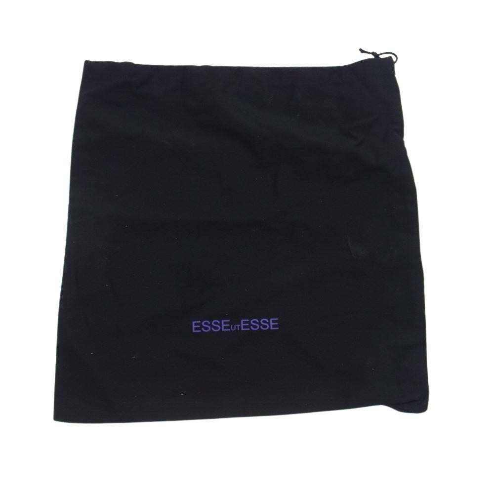 1piu1uguale3 ウノピュウノウグァーレトレ ESSEUTESSE PENNY SLIP ON エッセユーティーエッセ エナメルカーフレザー ペニー ローファー ハラコ シューズ スリップオン スリッポン スニーカー ブラック系 43【中古】