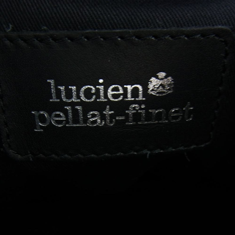 1piu1uguale3 ウノピュウノウグァーレトレ lucien pellat-finet ルシアンペラフィネ ORIGINAL MONOGRAM TOTE BAG LARGE オリジナルモノグラム トートバッグ ラージ ブラック系【美品】【中古】