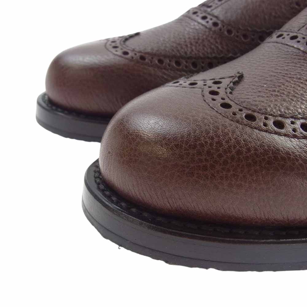 1piu1uguale3 ウノピュウノウグァーレトレ 398 19SS WINGTIP SANDAL  ウィングチップ サンダル ブラウン系 41【極上美品】【中古】