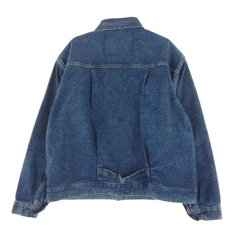 ニューマニュアル NM-NO.1 DENIM JACKET ONE-WASHED HEADLIGHT ZIP JACKET デニム ハード ライト ジップ ジャケット インディゴブルー系【中古】