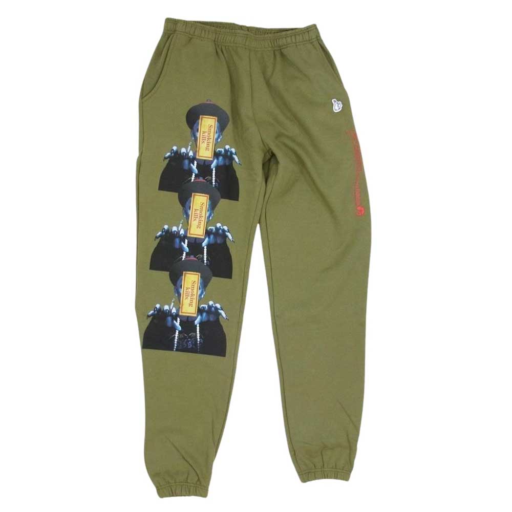 エフアールツー The Zombie Sweat Pants ゾンビ プリント スウェット パンツ カーキ系 M【中古】