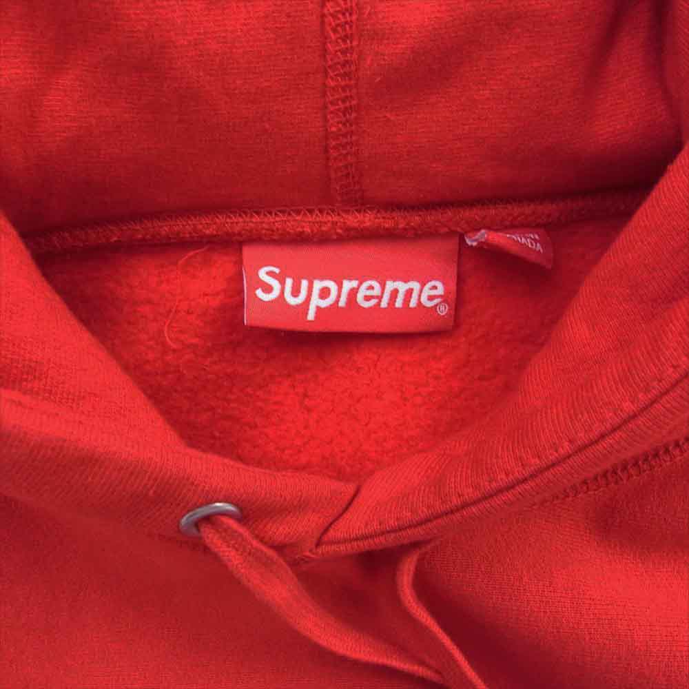 Supreme シュプリーム 19AW Bandana Box Logo Hooded Sweatshirt バンダナ ボックスロゴ パーカー フーディー ペイズリー柄 レッド系 M【中古】