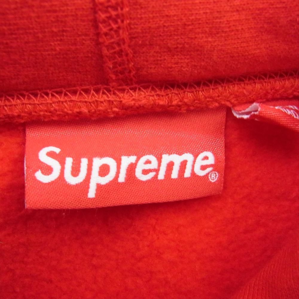 Supreme シュプリーム 19AW Bandana Box Logo Hooded Sweatshirt バンダナ ボックスロゴ パーカー フーディー ペイズリー柄 レッド系 M【中古】