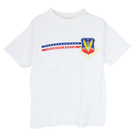 Buzz Rickson's バズリクソンズ LOCKHEED MARTIN  バックプリント 半袖 Tシャツ ホワイト系 S【中古】