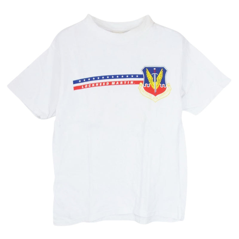 Buzz Rickson's バズリクソンズ LOCKHEED MARTIN  バックプリント 半袖 Tシャツ ホワイト系 S【中古】