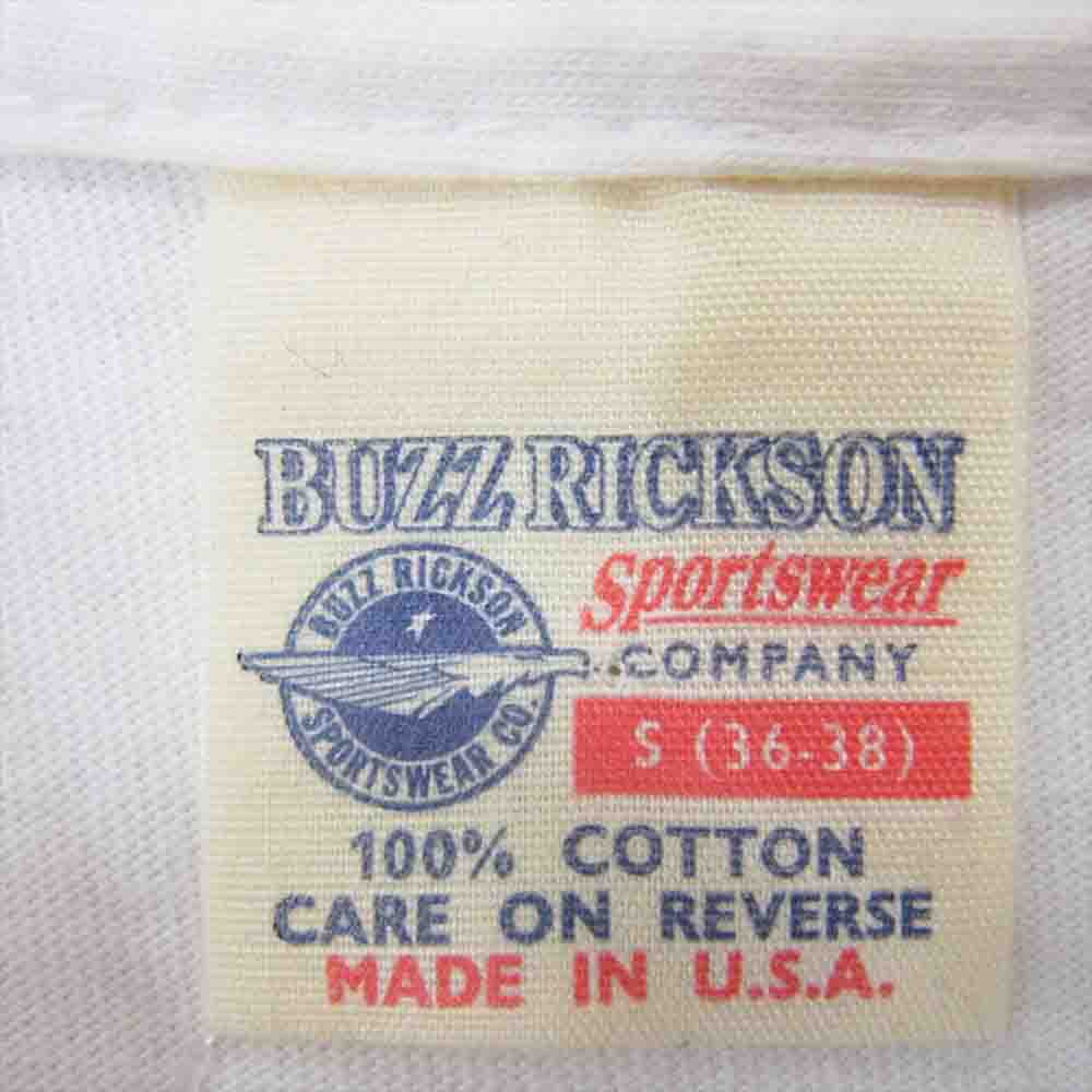 Buzz Rickson's バズリクソンズ LOCKHEED MARTIN  バックプリント 半袖 Tシャツ ホワイト系 S【中古】
