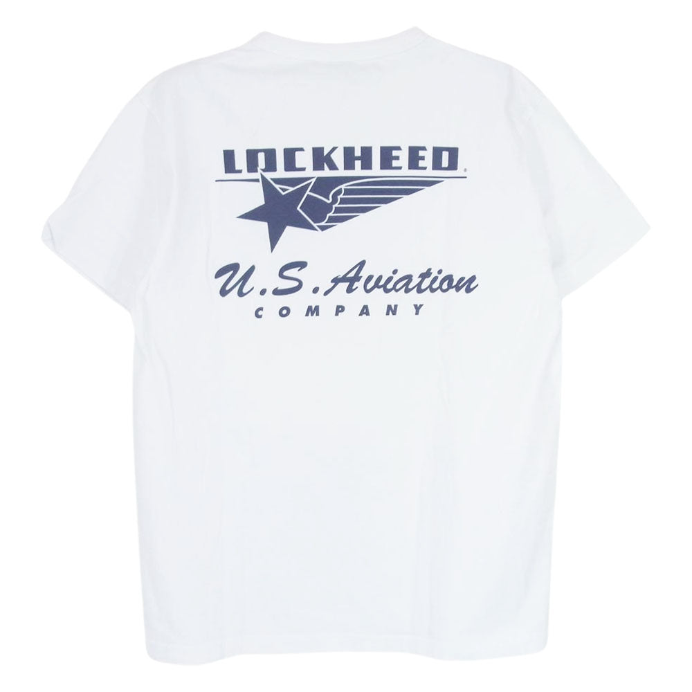Buzz Rickson's バズリクソンズ USAF GEORGE A.F.BASE プリント Tシャツ ホワイト系 M【中古】