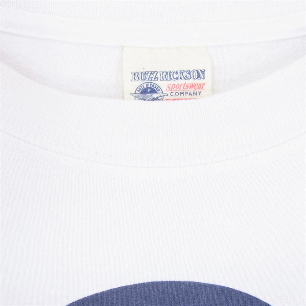 Buzz Rickson's バズリクソンズ 50 FIFTH AIR FORCE バックプリント 半袖 Tシャツ ホワイト系 S【中古】