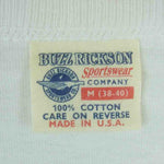 Buzz Rickson's バズリクソンズ USAAF バックプリント 半袖 Tシャツ コットン アメリカ製 ホワイト系 M【中古】