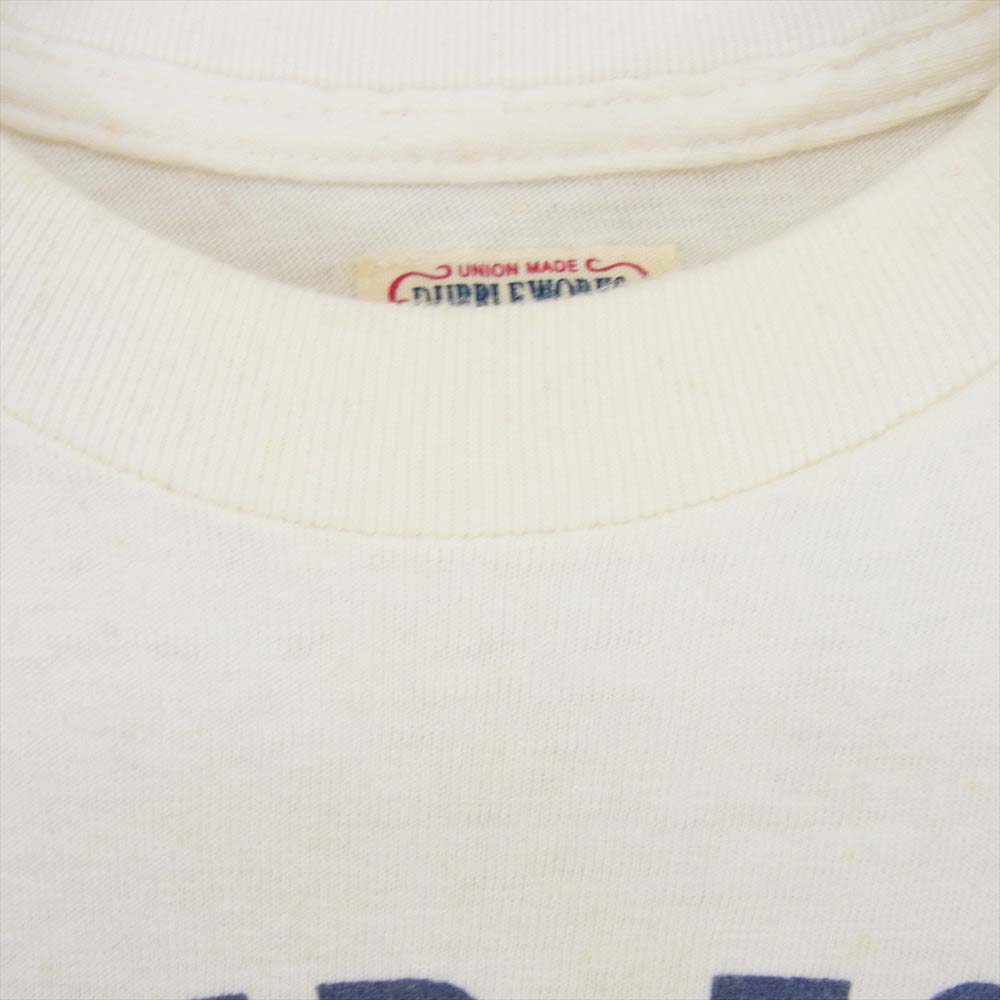 ダブルワークス US.AIR FORCE SPAIN プリント 半袖 Tシャツ ホワイト オフホワイト系 M【中古】