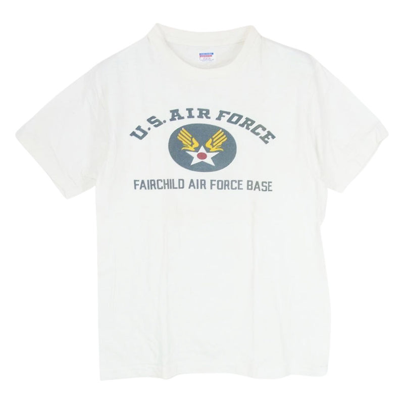 ダブルワークス US.AIR FORCE FAIRCHILD AIR FORCE BASE プリント 半袖 Tシャツ  ホワイト系 M【中古】