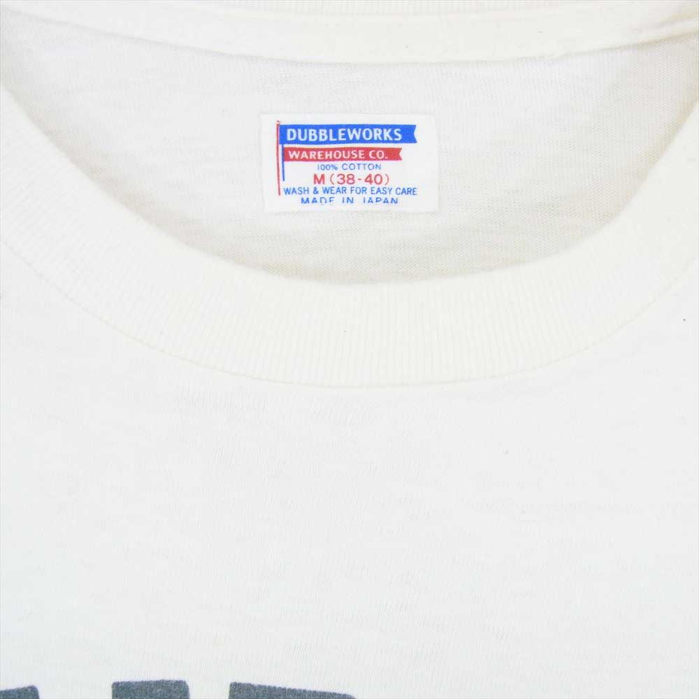 ダブルワークス US.AIR FORCE FAIRCHILD AIR FORCE BASE プリント 半袖 Tシャツ ホワイト系 M【中古】