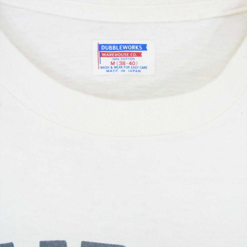 ダブルワークス US.AIR FORCE FAIRCHILD AIR FORCE BASE プリント 半袖 Tシャツ  ホワイト系 M【中古】