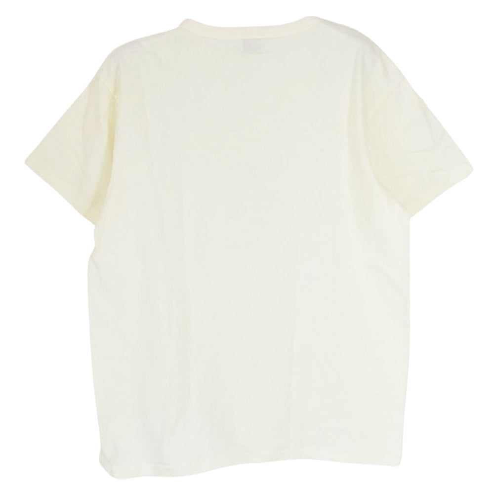 Pherrow's フェローズ US.MARINES プリント 半袖 Tシャツ ベージュ ベージュ系 L【中古】