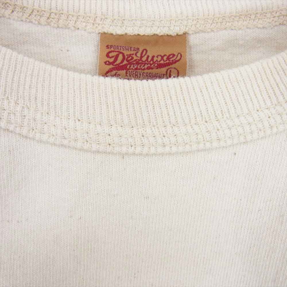 DELUXE デラックス UNITED STATES MAIL STEA MERS バックプリント 半袖 Tシャツ オフホワイト系 L【中古】