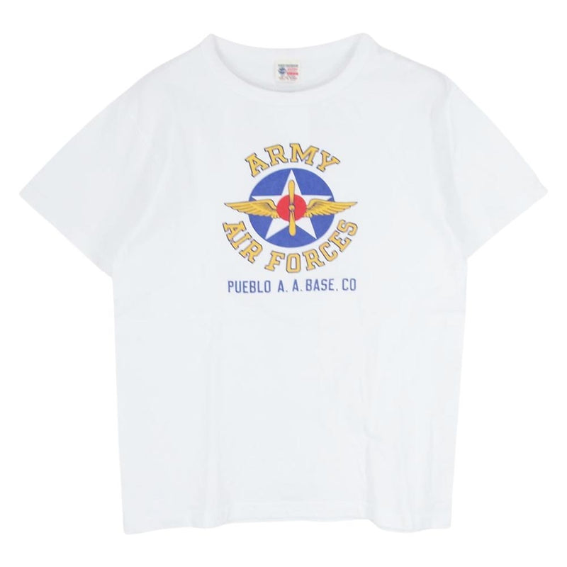 Buzz Rickson's バズリクソンズ ARMY AIR FORCES 半袖 プリント Tシャツ ホワイト系 M【中古】