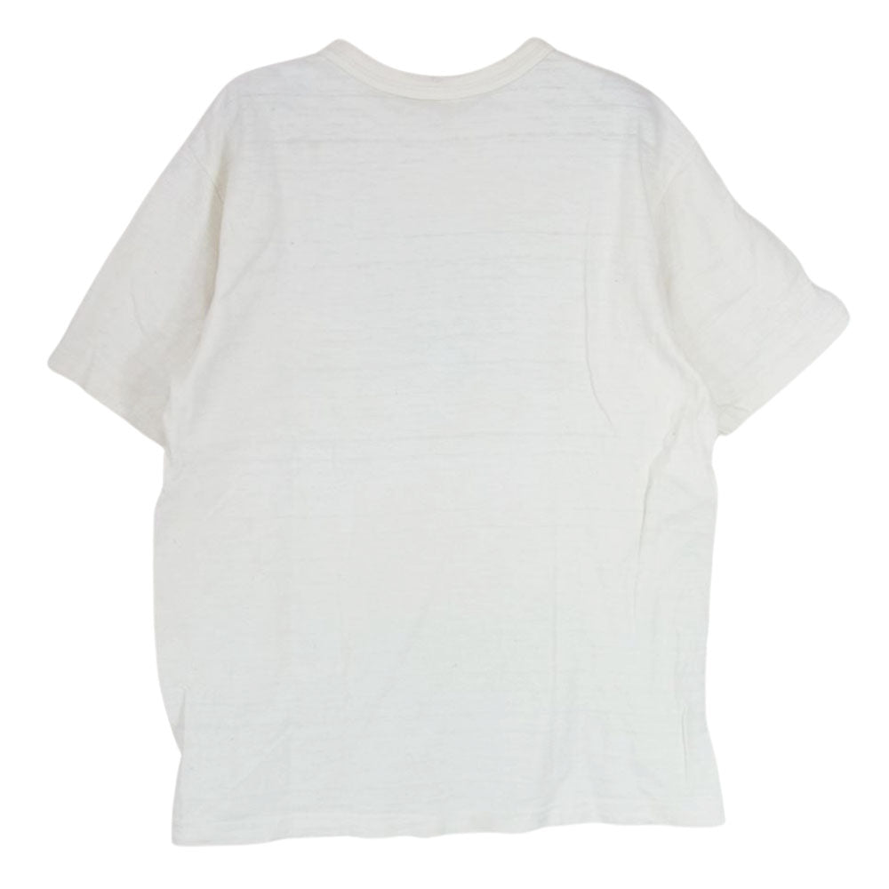 Buzz Rickson's バズリクソンズ FAIRCHILD AIR FORCE BASE プリント 半袖 Tシャツ オフホワイト系 M【中古】