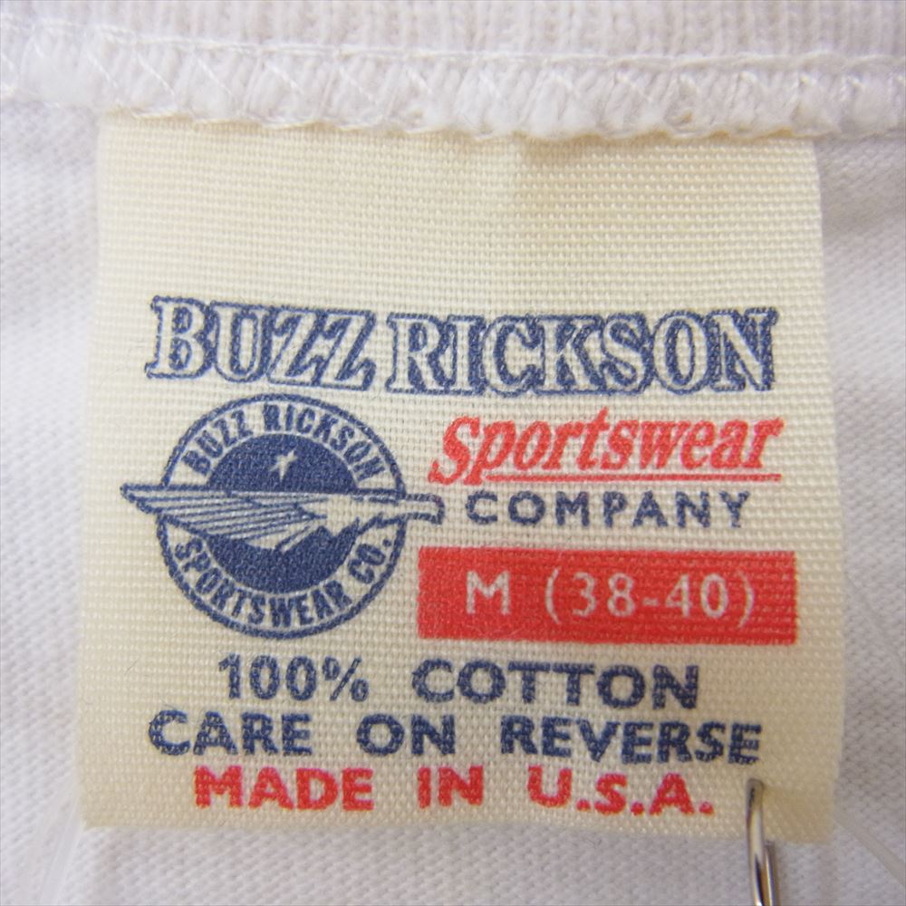 Buzz Rickson's バズリクソンズ BR76680 US ARMY 187th INFANTRY AIRBORNE Tシャツ ホワイト系 M【中古】