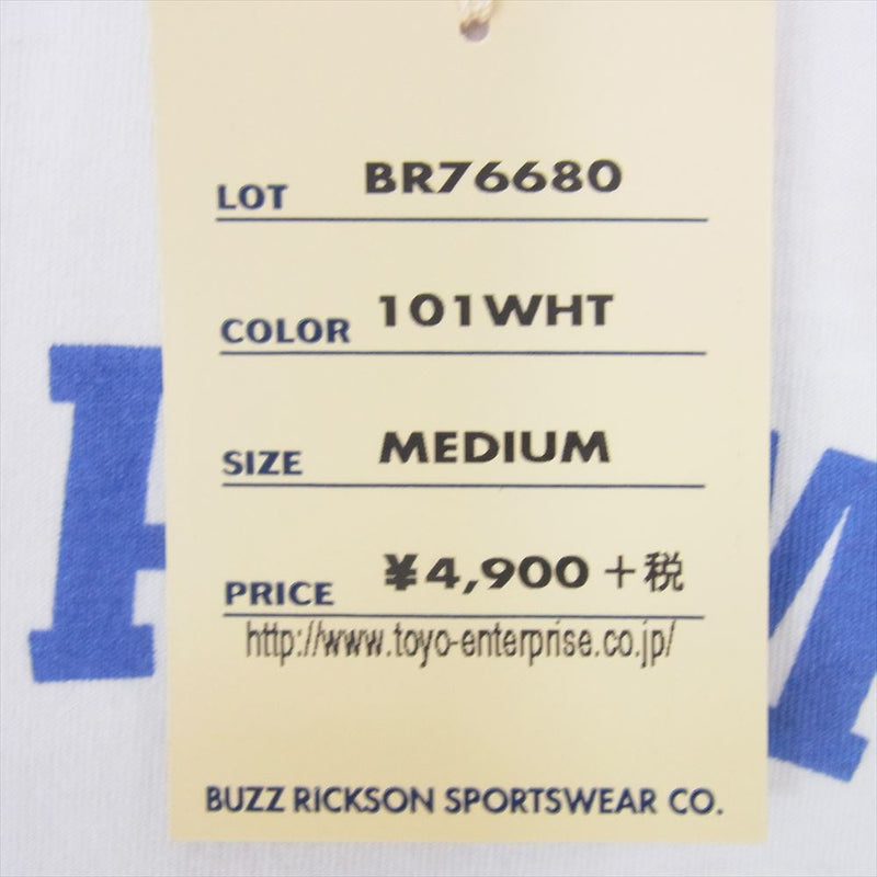 Buzz Rickson's バズリクソンズ BR76680 US ARMY 187th INFANTRY AIRBORNE Tシャツ ホワイト系 M【中古】