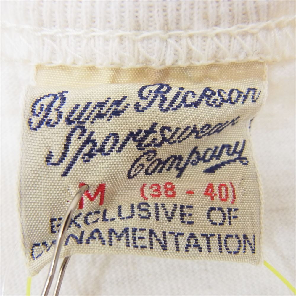 Buzz Rickson's バズリクソンズ BR76560 USAF PERSONAL EQUIPMENT LABORATORY プリント Tシャツ ホワイト系 M【中古】