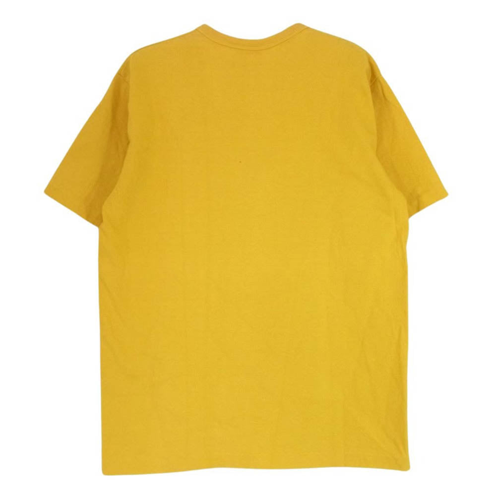 WAREHOUSE ウエアハウス US,ARMY CAMP ELLIS ユーエスアーミー ロゴ 半袖 Tシャツ イエロー系 M【中古】