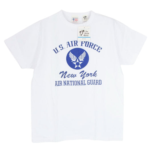 Buzz Rickson's バズリクソンズ BR76554 USAF NY AIR NATIONAL GUARD プリント Tシャツ ホワイト系 M【中古】