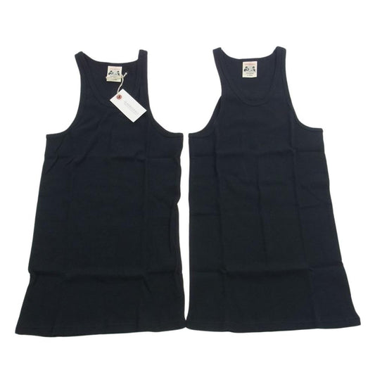 GLADHAND & Co. グラッドハンド GLAD HAND-05 STANDARD TANK TOP タンクトップ パックタンク 2枚組 ブラック系 XL【新古品】【未使用】【中古】