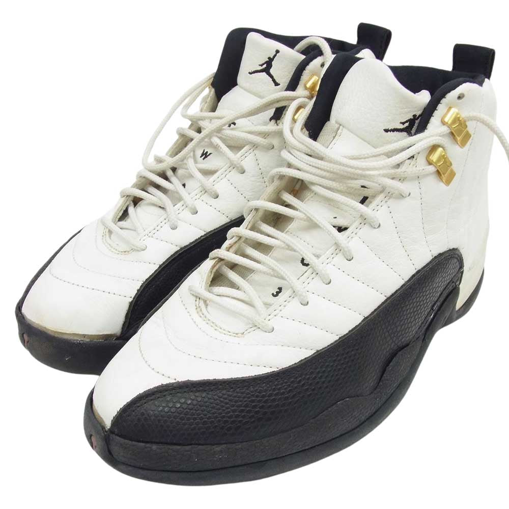 NIKE ナイキ 130690-101 Air Jordan 12 OG Taxi 1997 ヴィンテージ エアジョーダン12 OG タクシー ハイカット ビンテージ スニーカー ホワイト系 ブラック系 27.5cm【中古】